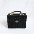 Girls Rattan Crossbody Bag – Handmade Woven Small Shoulder Purse